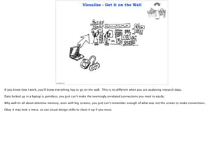 Visualise - Get it on the Wall
© Gary Barber 2014
 