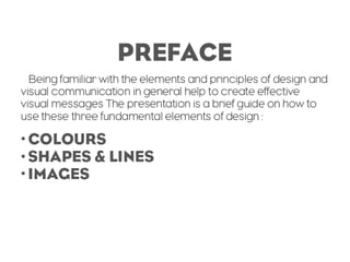 Preface but not written as a long para
 