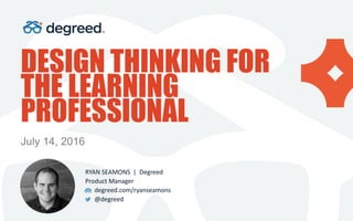 Design thinking for the learning professional | PPTX