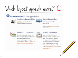 Which layout appeals more? C
51
 