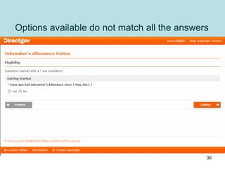 Options available do not match all the answers
30
 