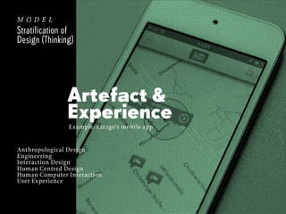 model
Stratification of
Design (Thinking)

Artefact &
Experience
Example: car2go’s mobile app

Anthropological Design
Engi...
