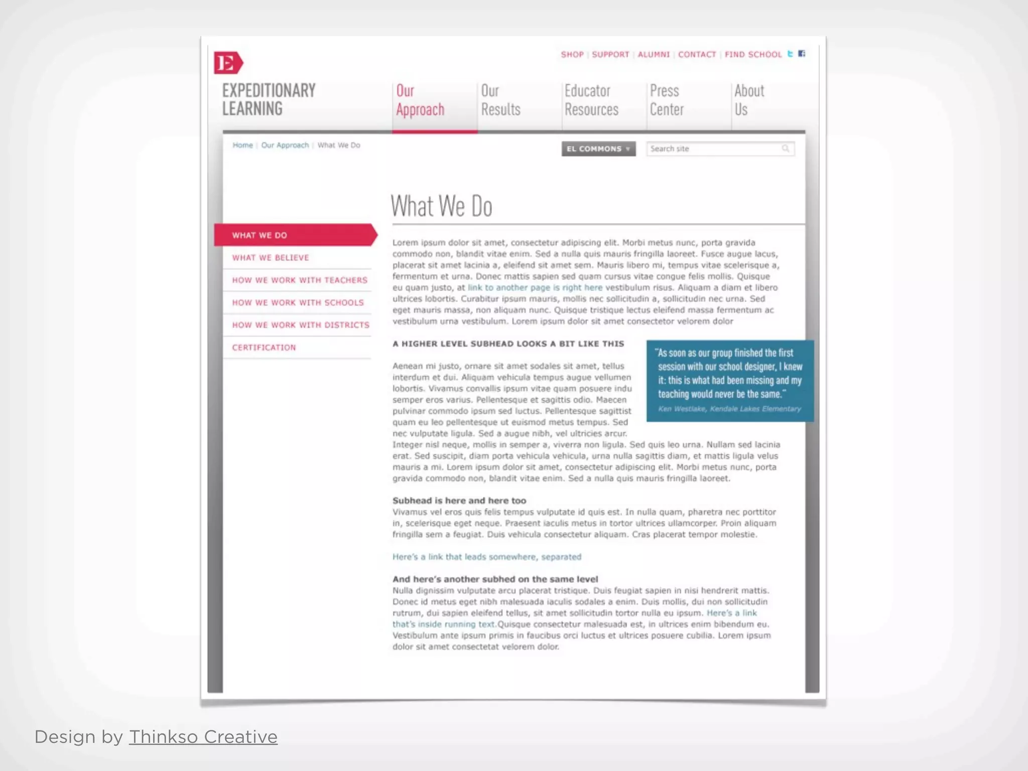 Design by Thinkso Creative
 