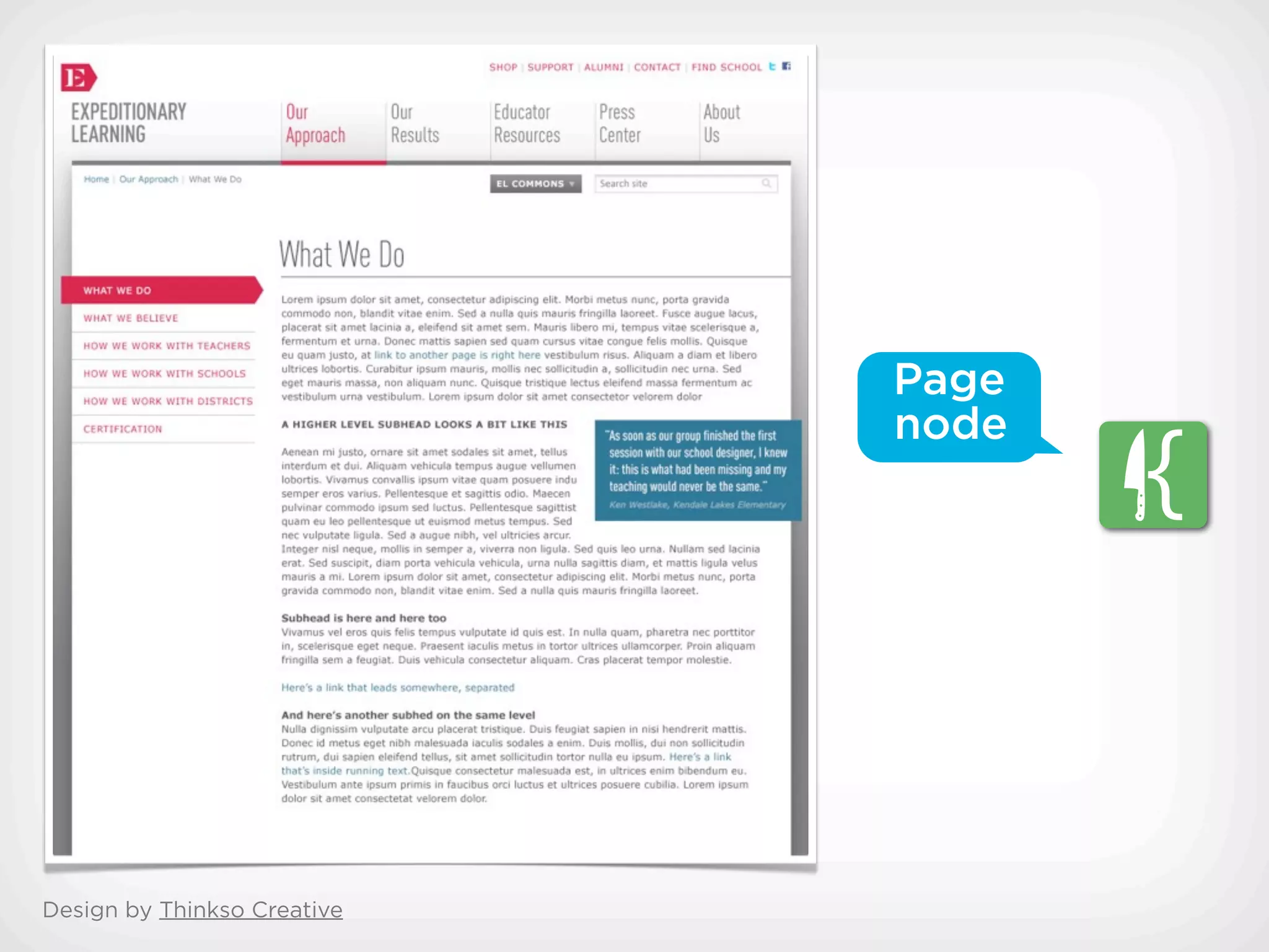 Page
                             node




Design by Thinkso Creative
 