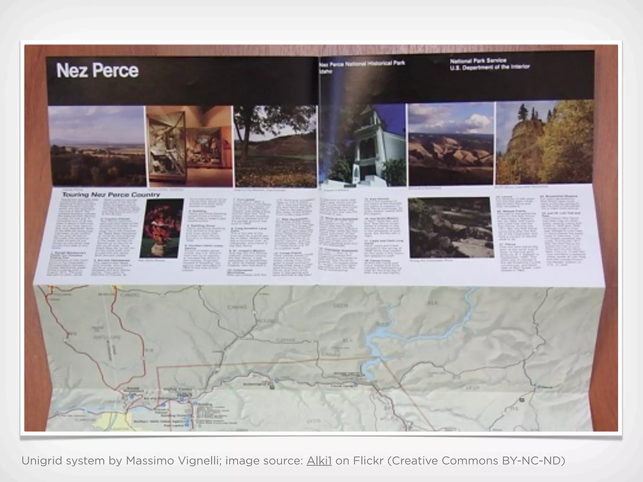 Unigrid system by Massimo Vignelli; image source: Alki1 on Flickr (Creative Commons BY-NC-ND)
 