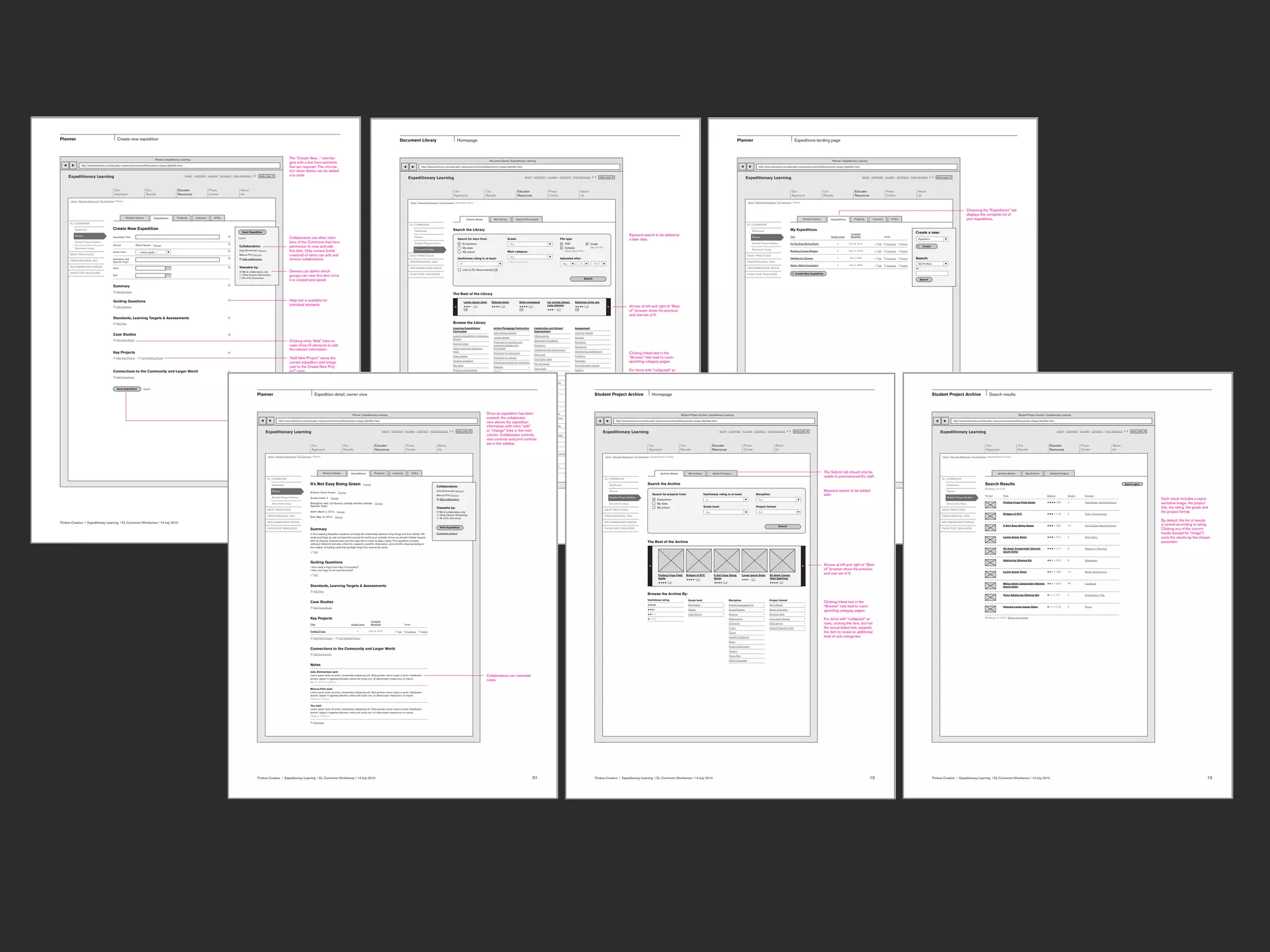 Planner                                          Create new expedition                                                                                                                                                                                                                                           Document Library                                       Homepage                                                                                                                                                                                                                                                                                     Planner                                                  Expeditions landing page



                                                                                   Planner | Expeditionary Learning
                                                                                                                                                                                                    The “Create New...” view be-                                                          Planner | Expeditionary Learning                                                                                                                                                                           Planner | Expeditionary Learning                                                                                                                                                                                                                                                                                       Planner | Expeditionary Learning
                                                                                                                                                                                                                                                                                                                                                                       Document Library | Expeditionary Learning                                                                                                                                                                                                                                                                                                                                                    Planner | Expeditionary Learning                                                                                                                                                                                                        Planner | Expeditionary Learning
                                                                                                                                                                                                    gins with a few form elements
                http://www.elschools.com/educator-resources/commons/library/some-unique-identiﬁer-here                                                                                                                      http://www.elschools.com/educator-resources/commons/library/some-unique-identiﬁer-here                                                                                                                     http://www.elschools.com/educator-resources/commons/library/some-unique-identiﬁer-here                                                                                                                                                                                                            http://www.elschools.com/educator-resources/commons/library/some-unique-identiﬁer-here
                                                                                                                                                                                                    that are required. The informa-                                                                           http://www.elschools.com/educator-resources/commons/library/some-unique-identiﬁer-here                                                                                                                                                                                                                                                                                      http://www.elschools.com/educator-resources/commons/library/some-unique-identiﬁer-here                                                                                                                                                         http://www.elschools.com/educator-resources/commons/library/some-unique-identiﬁer-here                                                                                                                   http://www.elschool
                                                                                                                                                                                                    tion down below can be added
     Expeditionary Learning                                                                                   SHOP | SUPPORT | ALUMNI | CONTACT | FIND SCHOOL   t f    Hello, Todd                  a la carte.     Expeditionary Learning                                                                            SHOP | SUPPORT | ALUMNI | CONTACT | FIND SCHOOL t f           Hello, Todd
                                                                                                                                                                                                                                                                                                                                                                                                      SHOP | SUPPORT | ALUMNI Expeditionary Learning Todd
                                                                                                                                                                                                                                                                                                                                                                                                                                                                                                                                SHOP | SUPPORT | ALUMNI | CONTACT | FIND SCHOOL                                                                                          t f    Hello, Todd                                             Expeditionary Learning                                                                                 SHOP | SUPPORT | ALUMNI | CONTACT | FIND SCHOOL                           t f    Hello, Todd
                                                                                                                                                                                                                                                                                                                           Expeditionary Learning                                                                             | CONTACT | FIND SCHOOL t f      Hello,                                                                                                                                                                                                       Expeditionary Learning                                                                                                   SHOP | SUPPORT | ALUMNI | CONTACT | FIND SCHOOL t f   Hello, Todd                                                      Expeditionary Learning                                                                                       SHOP | SUPPORT | ALUMNI | CONTACT | FIND SCHOOL              t f   Hello, Todd                 Expeditionary Lea

                                              Our                         Our                          Educator                 Press                About                                                                                                              Our                             Our                             Educator                       Press
                                                                                                                                                                                                                                                                                                                                                                       Our                        About
                                                                                                                                                                                                                                                                                                                                                                                                  Our                              Educator                        Press                             About                       Our                             Our                            Educator                     Press                          About                                                         Our                              Our                        Our Educator                Our Press                      Educator
                                                                                                                                                                                                                                                                                                                                                                                                                                                                                                                                                                                                                                                                                                                                                                                                                                                    About                        Press                         About                                                   Our                         Our                            Educator                      Press                   About
                                              Approach                    Results                      Resources                Center               Us                                                                                                                 Approach                        Results                         Resources                      Center
                                                                                                                                                                                                                                                                                                                                                                       Approach                   Us
                                                                                                                                                                                                                                                                                                                                                                                                  Results                          Resources                       Center                            Us                          Approach                        Results                        Resources                    Center                         Us                                                            Approach                         Results                    Approach
                                                                                                                                                                                                                                                                                                                                                                                                                                                                                                                                                                                                                                                                                                                                                                                          Resources               Results
                                                                                                                                                                                                                                                                                                                                                                                                                                                                                                                                                                                                                                                                                                                                                                                                                      Center                     Resources
                                                                                                                                                                                                                                                                                                                                                                                                                                                                                                                                                                                                                                                                                                                                                                                                                                                    Us                           Center                        Us                                                      Approach                    Results                        Resources                     Center                  Us
       Home | Educator Resources | EL Commons | Planner                                                                                                                                                                       Home | Educator Resources | EL Commons | Planner                                                                                                                                                                                                    Home | Educator Resources | EL Commons | Planner                                                                                                                                                                                                        Home | Educator Resources | EL Commons | Planner
                                                                                                                                                                                                                                                                                                                              Home | Educator Resources | EL Commons | Document Library                                                                                                                                                                                                                                                                                        Home | Educator Resources | EL Commons | Planner                                                                                                                                                                                                Home | Educator Resources | EL Commons | Planner                                                                                                                                                          Home | Educator Resources | EL


                                                                                                                                                                                                                                                                                                                                                                                                                                                                                                                                                                                                                                                                                                                                                                                                                                                                                                       Choosing the “Expeditions” tab
                                                                                                                                                                                                                                                                                                                                                                                                                                                                                                                                                                                                                                                                                                                                                                                                                                                                                                       displays the complete list of
                                                          Planner Home            Expeditions         Projects        Lessons      STAs                                                                                                                                           Planner Home                  Expeditions             Projects         Lessons           STAs
                                                                                                                                                                                                                                                                                                                                                                                  Library Home             My Library              Upload Document
                                                                                                                                                                                                                                                                                                                                                                                                                                                                                                                                            Planner Home                 Expeditions           Projects         Lessons           STAs                                                                                                  Planner Home               Expeditions                 Planner Home
                                                                                                                                                                                                                                                                                                                                                                                                                                                                                                                                                                                                                                                                                                                                                                                           Projects     Lessons            Expeditions
                                                                                                                                                                                                                                                                                                                                                                                                                                                                                                                                                                                                                                                                                                                                                                                                                             STAs                Projects          Lessons            STAs             your expeditions.                                                           Planner Home            Expeditions            Projects         Lessons             STAs
      EL COMMONS                                                                                                                                                                                                           EL COMMONS                                                                                                                                                                                                                                         EL COMMONS                                                                                                                                                                                       EL COMMONS                                                 EL COMMONS                                                                                                                                                                           EL COMMONS                                                                                                                                                                                               EL COMMONS
                                                                                                                                                                                                                                                                                                                             EL COMMONS
          Dashboard                          Create New Expedition                                                                                                                                                               Dashboard                          Create New Project                                                                              Search the Library                                                                                               Dashboard                                Create New Lesson                                                                                                                                                                          My Expeditions
                                                                                                                                                                                                                                                                                                                                                                                                                                                                                                                                                                                                                                                                                                                                   Dashboard                                          Create New Standards, Targets & Assessment Set                                                                                                                                  My Projects
                                                                                                                                                       Save Expedition                                                                                                                                                           Dashboard                                                            Save Project                                                                                                                                                                                                                                             Save Lesson Dashboard                                                                                                                                                                Create a new:                                                 Save STA set Dashboard                                                                                                                                               Create a new:
                                                                                                                                                                                                                                                                                                                                                                                                                                                                                                                                                                                                                                                                                                                                                                                                                                                                                                                                                                                                                                                                                                                                            Dashboard
          Planner                                                                                                                                                                                                                Planner                                                                                                                                                                                                                                             Planner                                                               Keyword search to be added at                                                                                                                                                      Planner
                                                                                                                                                                                                                                                                                                                                                                                                                                                                                                                                                                                                                                                                                                                                                                                       Created/                                                                                                                                                                                                                               Created/
                                             Expedition Title                                                                                       Cancel                                          Collaborators are other mem-                                    Project Title                                                Planner                                                     Cancel
                                                                                                                                                                                                                                                                                                                                                                          Search for docs from:                         Grade:                                                    File type:
                                                                                                                                                                                                                                                                                                                                                                                                                                                                                                                              Lesson Title
                                                                                                                                                                                                                                                                                                                                                                                                                                                                                                                                                           a later date.
                                                                                                                                                                                                                                                                                                                                                                                                                                                                                                                                                                                                                                                           Cancel                 Planner                                Title                                     Grade Level         Modiﬁed                          Tools
                                                                                                                                                                                                                                                                                                                                                                                                                                                                                                                                                                                                                                                                                                                                                                                                                                                      Expedition
                                                                                                                                                                                                                                                                                                                                                                                                                                                                                                                                                                                                                                                                                                                                                                                                                                                                                                              Cancel              Planner                             Title                                Grade Level        Modiﬁed                          Tools
                                                                                                                                                                                                                                                                                                                                                                                                                                                                                                                                                                                                                                                                                                                                                                                                                                                                                                                                                                                                                                                                                         Expedition
                                                                                                                                                                                                                                                                                                                                                                                                                                                                                                                                                                                                                                                                                                                                                                                                                                                                                                                                                                                                                                                                                                                                            Planner
          Student Project Archive                                                                                                                                                                   bers of the Commons that have
                                                                                                                                                                                                                        Student Project Archive
                                                                                                                                                                                                                                                                                                                                 Student Project Archive                        Everywhere                                   Any
                                                                                                                                                                                                                                                                                                                                                                                                                                                                                     Student Project Archive
                                                                                                                                                                                                                                                                                                                                                                                                                                                                                     PDF                          Image                                                                                                                                                           Student Project Archive                                  Student Project Archive
                                                                                                                                                                                                                                                                                                                                                                                                                                                                                                                                                                                                                                                                                                                         It's Not Easy Being Green                 4                  Fields TBD
                                                                                                                                                                                                                                                                                                                                                                                                                                                                                                                                                                                                                                                                                                                                                                                      Feb 25, 2010              Edit      Duplicate   Delete                                                                                      Student Project Archive             Finding Frogs                             4            Feb 25, 2010              Edit      Duplicate    Delete                                                        Student Project Archive
                                             School              Oliver Hoover Change                                                                                                                                                                               School                   Oliver Hoover Change                                                                                                                                                                                                                School                 Oliver Hoover Change
          Document Library
                                                                                                                                                    Collaborators:                                  permission to view Document Library
                                                                                                                                                                                                                        and edit                                                                                                                                                My state
                                                                                                                                                                                                                                                                                                                                                                                                  Linked to:
                                                                                                                                                                                                                                                                                                                                                                                                                                                                                     Editable
                                                                                                                                                                                                                                                                                                                                                                                                                                                                                     Document Library
                                                                                                                                                                                                                                                                                                                                                                                                                                                                                                                  (jpg, gif, etc.)                                                                                                                         Linked to:
                                                                                                                                                                                                                                                                                                                                                                                                                                                                                                                                                                                                                                                                                                                                           Document Library
                                                                                                                                                                                                                                                                                                                                                                                                                                                                                                                                                                                                                                                                                                                                                                                                                                                            Create                                                                                                                                                                                                                             Create
                                                                                                                                                                                                                                                                                                                                 Document Library                                                                                                                                                                                                                                                                                                                                 Document Library                                                                                                                                                                                                                                Document Library                                                                                                                                                                                          Document Library
                                             Grade level         4 --Change grade --
                                                                      chose
                                                                                                                                                    Julia Zimmerman Remove                          this item. Only owners (initial                                 Grade level              4 --Change grade --
                                                                                                                                                                                                                                                                                                  chose                                                                         My school
                                                                                                                                                                                                                                                                                                                                                                                                  This project is not linked to category:
                                                                                                                                                                                                                                                                                                                                                                                                                         Main                                                         (Word, Excel, PPT)                      Grade level               4 --Change grade --
                                                                                                                                                                                                                                                                                                                                                                                                                                                                                                                                                             chose
                                                                                                                                                                                                                                                                                                                                                                                                                                                                                                                                                                                                                                                           This lesson is not linked to                                  Building Cultural Bridges                       4            Aug 16, 2009              Edit      Duplicate   Delete                                                                                                                          World Capitals Map                        4            Aug 16, 2009              Edit      Duplicate    Delete
                                                                                                                                                                                                                                                                                                                                                                                                  any expeditions.                                                                                                                                                                                                                                         any projects.
      BEST PRACTICES                                                                                                                                Marcus Flint Remove                             creators) of items can add and
                                                                                                                                                                                                                     BEST PRACTICES
                                                                                                                                                                                                                                                                                                                             BEST PRACTICES                                                                                Any
                                                                                                                                                                                                                                                                                                                                                                                                                                                                              BEST PRACTICES                                                                                                                                                                                BEST PRACTICES                                            BEST PRACTICES                                                                                                                                                                           BEST PRACTICES                                                                                                                                                                                           BEST PRACTICES
                                             Discipline and                                                                                            Add collaborators                            remove collaborators.                                           Format                       -- chose format --
                                                                                                                                                                                                                                                                                                                                                                                                     Create link
                                                                                                                                                                                                                                                                                                                                                                          Usefulness rating is at least:                                                                          Uploaded after:                             Discipline                  -- chose discipline --                                                                              Create link                                                Habitats for Humans                             4             Jan 5, 2009              Edit      Duplicate   Delete        Search:                                                                                                                   Create New Project                                                                                       Search:
      PROFESSIONAL DEV.                                                                                                                                                                                              PROFESSIONAL DEV.                                                                                                                                                                                  + Add sub-category                                    PROFESSIONAL DEV.                                                                                                                                                                                PROFESSIONAL DEV.                                      PROFESSIONAL DEV.                                                                                                                                                                        PROFESSIONAL DEV.                                                                                                                                                                                        PROFESSIONAL DEV.
                                             Speciﬁc Topic                                                                                                                                                                                                                                                                   PROFESSIONAL DEV.
                                                                                                                                                                                                                                                                                                                                                                                                                                                                                May      25     2010                                                                                                                                                                                                                                                                                                                                                  My Portfolio                                                                                                                                                                                                                       My Portfolio
                                                                                                                                                                                                                                                                    Discipline                   -- chose discipline --                                                                           Collaborators:                                                                                                              Lesson Date                                                                                                                  Collaborators:                                                Water, Water Everywhere       4                              Sep 2, 2008               Edit      Duplicate   Delete
      RECOMMENDED MEDIA                                                                                                                             Viewable by:                                                           RECOMMENDED MEDIA                                                                                                                                                                                                                                  RECOMMENDED MEDIA                                                                                                                                                                             RECOMMENDED MEDIA                                        RECOMMENDED MEDIA                                                                                                                                                                         RECOMMENDED MEDIA                                                                                                                                                                                        RECOMMENDED MEDIA
                                             Start                                                                                                                                                                                                                                                                           RECOMMENDED MEDIA                                                                                                                                                                                                                                                                                                                                                                                                                                                                                                      for                                                                                                                                                                                                                                for
                                                                                                                                                                                                                                                                                                                                                                                Limit to EL Recommends not collaborating with
                                                                                                                                                                                                                                                                                                                                                                                                 You are EL
      FUND FOR TEACHERS                                                                                                                                Me & collaborators only                      Owners can deﬁne whichTEACHERS
                                                                                                                                                                                                                     FUND FOR                                       Start                                                                                                                                                                                                     FUND FOR TEACHERS
                                                                                                                                                                                                                                                                                                                                                                                                                                                                                                                                                                                                                                                           You are not collaborating with
                                                                                                                                                                                                                                                                                                                                                                                                                                                                                                                                                                                                                                                                                                                                        FUND FOR TEACHERS
                                                                                                                                                                                                                                                                                                                             FUND FOR TEACHERS                                                    anyone on this project.                                                                                                                                                                                                                                  anyone on this lesson. FOR TEACHERS
                                                                                                                                                                                                                                                                                                                                                                                                                                                                                                                                                                                                                                                                            FUND                                                 Create New Expedition                                                                                                                                                                         FUND FOR TEACHERS                                                                                                                                                                                        FUND FOR TEACHERS
                                             End                                                                                                       Oliver Hoover Elementary                     groups can view this item once
                                                                                                                                                       All of EL Commons                                                                                                                                                                                                                            Add collaborators                                                                                      Search                                                                                                                                            Add collaborators
                                                                                                                                                                                                    it is created and saved.                                        End                                                                                                                                                                                                                                                       Introduction                                                                                                                                                                                                                                                                                                                Search                                                                                                                                                                                                                             Search

                                                                                                                                                                                                                                                                                                                                                                                                                                                                                                                                   Add instructional step
                                             Summary                                                                                                                                                                                                                                                                                                                                              Viewable by:                                                                                                                                                                                                                                             Viewable by:
                                                Add Summary                                                                                                                                                                                                         Culminating Product, Performance & Audience                                                                                    Me & collaborators only                                                                                                                                                                                                                                    Me & collaborators only
                                                                                                                                                                                                                                                                                                                                                                    The Best of the            Library Hoover Elementary
                                                                                                                                                                                                                                                                                                                                                                                                   Oliver                                                                                                                     Body                                                                                                                            Oliver Hoover Elementary
                                                                                                                                                                                                                                                                          Add Description                                                                                                          All of EL Commons                                                                                                                                                                                                                                          All of EL Commons
                                             Guiding Questions                                                                                                                                      Help text is available for                                                                                                                                                  Lorem ipsum dolor       Velorem dolor                Dolut nonsequat             Lor acicuis eriusci            Dulummo lortis ado
                                                                                                                                                                                                                                                                                                                                                                                                                                                                                                                                   Add instructional step
                                                                                                                                                                                                    individual elements                                             Products Students Create                                                                                            (15)                     (18)                        (42)                cons velorem                              (15)                                            Arrows at left and right of “Best
                                                Add Question
                                                                                                                                                                                                                                                                                                                                                                                 EL                                                  EL                                    (27)                 EL                            Synthesis                    of” browser show the previous
                                                                                                                                                                                                                                                                          Add Product
                                                                                                                                                                                                                                                                                                                                                                                                                                                                                                                                   Add instructional stepand    next set of 5.
                                             Standards, Learning Targets & Assessments
                                                Add New
                                                                                                                                                                                                                                                                    Standards, Learning Targets & Assessments                                                       Browse the Library
                                                                                                                                                                                                                                                                          Add New                                                                                                                                                                                                                                             Resources & Needs
                                                                                                                                                                                                                                                                                                                                                                    Learning Expeditions/                 Active Pedagogy/Instruction               Leadership and School                       Assessment
                                                                                                                                                                                                                                                                                                                                                                    Curriculum                                                                      Improvement                                                                    Add Resource
                                                                                                                                                                                                                                                                                                                                                                                                          Instructional practice                                                                Learning Targets
                                             Case Studies                                                                                                                                                                                                                                                                                                           Learning Expeditions: Exemplary                                                 Observations
                                                                                                                                                                                                                                                                    21th Century Skills Explicitly Addressed                                                        Models
                                                                                                                                                                                                                                                                                                                                                                                                          Lesson design                                                                         Grading
                                                Add Case Study                                                                                                                                      Clicking inline “Add” links re-                                                                                                                                                                       Protocols for building and
                                                                                                                                                                                                                                                                                                                                                                                                                                                    Descriptive Feedback
                                                                                                                                                                                                                                                                                                                                                                                                                                                                                                Reporting                             Save Lesson              Cancel
                                                                                                                                                                                                                                                                          Add Skill                                                                                 Content maps
                                                                                                                                                                                                    veals inline UI elements to add                                                                                                                                                                       assessing background                      Evaluation
                                                                                                                                                                                                                                                                                                                                                                                                                                                                                                Homework
                                                                                                                                                                                                    the relevant information.                                                                                                                                       Skills scope and sequence             knowledge
                                                                                                                                                                                                                                                                                                                                                                                                                                                    Leadership Job Descriptions
                                             Key Projects                                                                                                                                                                                                                                                                                                           maps                                                                                                                        Student-led conferences
                                                                                                                                                                                                                                                                    Key Lessons                                                                                                                           Protocols for discussion
                                                                                                                                                                                                                                                                                                                                                                                                                                                    Interviews
                                                                                                                                                                                                                                                                                                                                                                                                                                                                                                                                                           Clicking linked text in the
                                                                                                                                                                                                                                                                                                                                                                    Case studies                                                                                                                Portfolios
                                                Add New Project |     Link Existing Project                                                                                                         “Add New Project” saves the                                                                                                                                                                           Protocols for critique
                                                                                                                                                                                                                                                                                                                                                                                                                                                    Facilitation skills
                                                                                                                                                                                                                                                                                                                                                                                                                                                                                                                                                           “Browse” lists lead to corre-
                                                                                                                                                                                                                                                                          Add New Lesson |         Link Existing Lesson
                                                                                                                                                                                                    current expedition and brings                                                                                                                                   Guiding questions
                                                                                                                                                                                                                                                                                                                                                                                                          Classroom layouts for instruction
                                                                                                                                                                                                                                                                                                                                                                                                                                                                                                Passages                                                   sponding category pages.
                                                                                                                                                                                                                                                                                                                                                                                                                                                    PD structures
                                                                                                                                                                                                                                                                                                                                                                    Big ideas                                                                                                                   Documentation panels
                                                                                                                                                                                                    user to the Create New Proj-                                                                                                                                                                          Reading
                                                                                                                                                                                                                                                                                                                                                                                                                                                    Using data
                                             Connections to the Community and Larger World                                                                                                          ect” page.                                                      Resources & Needs                                                                               Projects and products
                                                                                                                                                                                                                                                                                                                                                                                                          Writing
                                                                                                                                                                                                                                                                                                                                                                                                                                                                                                Rubrics                                                    For items with “collapsed” ar-
                                                                                                                                                                                                                                                                                                                                                                                                                                                    Leadership teams
                                                                                                                                                                                                                                                                          Add Resource
                                                                                                                                                                                                                                                                                                                                                                    Fieldwork
                                                                                                                                                                                                                                                                                                                                                                                                          Oral Communication
                                                                                                                                                                                                                                                                                                                                                                                                                                                                                                Critique                                                   rows, clicking the item, but not
                                                Add Connection                                                                                                                                                                                                                                                                                                                                                                                      Instructional coaching
                                                                                                                                                                                                    “Link Existing” displays a list                                                                                                                                 Experts                                                                                                                                                                                the actual linked text, expands
                                                                                                                                                                                                                                                                                                                                                                                                          Research
                                                                                                                                                                                                    of the available projects in My                                                                                                                                 Service learning
                                                                                                                                                                                                                                                                                                                                                                                                                                                    Implementation Reviews                      Core Documents                                             the item to reveal an additional
                                                                                                                                                                                                                                                                                                                                                                                                          Math
                                                 Save Expedition        Cancel                                                                                                                      Portfolio.                                                      Vocabulary                                                                                      Calendars
                                                                                                                                                                                                                                                                                                                                                                                                                                                    Faculty study groups                        History of EL                                              level of sub-categories.
                                                                                                                                                                                                                                                                                                                                                                                                          Science
                                                                                                                                                                                                                                                                                                                                                                                                                                                    Protocols for staff use                     Design principles
                                                                                                                                                                      Planner                                             Expedition detail, owner view
                                                                                                                                                                                                                                                    Add Word                                                                                                        Integrated arts
                                                                                                                                                                                                                                                                                                                                                                                                          Social Studies                                                                                              Student Project Archive
                                                                                                                                                                                                                                                                                                                                                                                                                                                                                                Core practice benchmarks
                                                                                                                                                                                                                                                                                                                                                                                                                                                                                                                                                                                   Homepage                                                                                                                                                                                                                                                                          Student Project Archive                               Search results
                                                                                                                                                                                                                                                                                                                                                                    Technology
                                                                                                                                                                                                                                                                                                                                                                                                          Arts                                      Structures
                                                                                                                                                                                                                                                                                                                                                                                                                                                                                                Terrains
                                                                                                                                                                                                                                                                                                                                                                    Immersion/kick-off
                                                                                                                                                                                                                                                                                                                                                                                                          Health and Wellness                       Physical spaces
                                                                                                                                                                                                                                                                            Save Project              Cancel
                                                                                                                                                                                                                                                                                                                                                                    Culmination/celebration
                                                                                                                                                                                                                                                                                                                                                                                                          Special Education                         Annual schedules                            Offsite PD

                                                                                                                                                                                                                                                               Planner | Expeditionary Learning
                                                                                                                                                                                                                                                                                                                                                                                                    Once an expedition has been Daily/weekly schedules
                                                                                                                                                                                                                                                                                                                                                                                                         ELL                                                               Calendar
                                                                                                                                                                                                                                                                                                                                                                                                                                                                                               Planner | Expeditionary Learning                                     Student Project Archive | Expeditionary Learning                                                                                     Planner | Expeditionary Learning                                                                                                              Student Project Archive | Expeditionary Learning         Planner | Expeditionary Learning
                                                                                                                                                                                                                                                                                                                                                                                                    created, the collaborator
                                                                                                                                                                                                                                                                                                                                                                                                         Differentiation                Professional development           Catalog
                                                                                                                                                                                                   Clicking the “Save” button
                                                                                                                                                                                          http://www.elschools.com/educator-resources/commons/library/some-unique-identiﬁer-here
                                                                                                                                                                                                                                                                                                                                                                                                    view shows the expedition  http://www.elschools.com/educator-resources/commons/library/some-unique-identiﬁhttp://www.elschools.com/educator-resources/commons/library/some-unique-identiﬁer-here
                                                                                                                                                                                                                                                                                                                                                                                                                                        calendars
                                                                                                                                                                                                                                                                                                                                                                                                                                                                           Site seminars
                                                                                                                                                                                                                                                                                                                                                                                                                                                                                                                 er-here                                                                                                                   http://www.elschools.com/educator-resources/commons/library/some-unique-identiﬁer-here                                                                                                                 http://www.elschools.com/educator-resources/commons/library/some-unique-identiﬁer-here
                                                                                                                                                                                                                                                                                                                                                                                                                                                                                                                                                                                                                                                                                                                                                                                                 http://www.elschools.com/educator-resources/commons/library/some-unique-identiﬁer-here
                                                                                                                                                                                          (here or in the sidebar) saves                                                                                                                                                                            information&with inline “edit” Extended day structures
                                                                                                                                                                                                                                                                                                                                                                                                         Culture Character                                                 National conference
                                                                                                                                                                                          the item and adds it to “My                                                                                                                                                                               or “change” links in the main       Faculty handbooks
                                                                                                                                                                               Expeditionary Learning
                                                                                                                                                                                          Portfolio.”
                                                                                                                                                                                                                                                                                                 SHOP | SUPPORT | ALUMNI | CONTACT | FIND SCHOOL                 t f    Hello, Todd                                      Expeditionary Learning
                                                                                                                                                                                                                                                                                                                                                                                                         Professional culture                                              Institutes               Expeditionary Learning | ALUMNI | CONTACT | FIND SCHOOL t f Hello, Todd
                                                                                                                                                                                                                                                                                                                                                                                                                                                                                                                          SHOP | SUPPORT                                                                                         Expeditionary LearningTodd
                                                                                                                                                                                                                                                                                                                                                                                                                                                                                                                                                                                                       SHOP | SUPPORT | ALUMNI | CONTACT | FIND SCHOOL t f        Hello,                                                            SHOP | SUPPORT | ALUMNI | CONTACT | FIND SCHOOL t Expeditionary Learning
                                                                                                                                                                                                                                                                                                                                                                                                                                                                                                                                                                                                                                                                                                                                                                                       f Hello, Todd                                     Expeditionary Learning                                                                            SHOP t f
                                                                                                                                                                                                                                                                                                                                                                                                                                                                                                                                                                                                                                                                                                                                                                                                                                                                                          SHOP | SUPPORT | ALUMNI | CONTACT | FIND SCHOOL | SUPPORT Todd
                                                                                                                                                                                                                                                                                                                                                                                                                                                                                                                                                                                                                                                                                                                                                                                                                                                                                                                                                    Hello, | ALUMNI | CONTACT | FIND SCHOOL                                                                                                                   t f    Hello, Todd
                                                                                                                                                                                                                                                                                                                                                                                                    column. Collaborator controls,Student/family handbooks
                                                                                                                                                                                                                                                                                                                                                                                                         Schoolwide culture                                                Learning expeditions for
                                                                                                                                                                                                                                                                                                                                                                                                    viewAdventure and print controls
                                                                                                                                                                                                                                                                                                                                                                                                          controls                      Budgets                            educators
                                                                                                                                                                                                                                                                                                                                                                                                    are in the sidebar.                 New schools                        Outward Bound for educator
                                                                                                                                                                                                                       Our                             Our                               Educator                         Press                       About                                               Initiatives                                                      Our                                Our                                Educator                       Press
                                                                                                                                                                                                                                                                                                                                                                                                                                                                                                                                                                               Our                            About
                                                                                                                                                                                                                                                                                                                                                                                                                                                                                                                                                                                                             Our                            Educator                      Press                           About                        Our                          Our                               Educator                    Press                         About                                                    Our                            Our                       Our
                                                                                                                                                                                                                                                                                                                                                                                                                                                                                                                                                                                                                                                                                                                                                                                                                                                                                                                                                                                    Educator                Our
                                                                                                                                                                                                                                                                                                                                                                                                                                                                                                                                                                                                                                                                                                                                                                                                                                                                                                                                                                                                              Press                         Educator
                                                                                                                                                                                                                                                                                                                                                                                                                                                                                                                                                                                                                                                                                                                                                                                                                                                                                                                                                                                                                                              About                      Press                    About
                                                                                                                                                                                                                                                                                                                                                                                                                                                                                                courses
                                                                                                                                                                                                                       Approach                        Results                           Resources                        Center                      Us                                                                                            Intensives             Approach                           Results                            Resources                      Center
                                                                                                                                                                                                                                                                                                                                                                                                                                                                                                                                                                               Approach                       Us
                                                                                                                                                                                                                                                                                                                                                                                                                                                                                                                                                                                                             Results                        Resources                     Center                          Us                           Approach                     Results                           Resources                   Center                        Us                                                       Approach                       Results                   Approach
                                                                                                                                                                                                                                                                                                                                                                                                                                                                                                                                                                                                                                                                                                                                                                                                                                                                                                                                                                                    Resources               Results
                                                                                                                                                                                                                                                                                                                                                                                                                                                                                                                                                                                                                                                                                                                                                                                                                                                                                                                                                                                                              Center                        Resources
                                                                                                                                                                                                                                                                                                                                                                                                                                                                                                                                                                                                                                                                                                                                                                                                                                                                                                                                                                                                                                              Us                         Center                   Us
                                                                                                                                                                                                                                                                                                                                                                                                          Readings
                                                                                                                                                                                                                                                                                                                                                                                                                                                    Sample ads for school hiring
                                                                                                                                                                                                                                                                                                                                                                                                          Community meetings
                                                                                                                                                                                Home | Educator Resources | EL Commons | Planner                                                                                                                                                                                              Home | Educator Resources | EL Commons | Planner                                                     Home | Educator Resources | EL Commons | Student Project Archive                                                                                      Home | Educator Resources | EL Commons | Planner                                                                                                                                                                                               Home | Educator Resources | EL Commons | Planner
                                                                                                                                                                                                                                                                                                                                                                                                                                                                                                                                                                                                                                                                                                                                                                                                                                                                                 Home | Educator Resources | EL Commons | Student Project Archive
                                                                                                                                                                                                                                                                                                                                                                                                                                                    Teacher and Staff Job
                                                                                                                                                                                                                                                                                                                                                                                                                                                    descriptions
                                                                                                                                                                                                                                                                                                                                                                                                                                                    College prep materials
                                                                                                                                                                                                                                                                                                                                                                                                                                                    Charter applications
                                                                                                                                                                                                                                    Planner Home              Expeditions               Projects          Lessons             STAs                                                                                                                                                      Planner Home                   Expeditions               Projects          Lessons             STAs
                                                                                                                                                                                                                                                                                                                                                                                                                                                                                                                                                                                         Archive Home              My Archive               Submit Project                                                                                       Planner Home Submit tab should
                                                                                                                                                                                                                                                                                                                                                                                                                                                                                                                                                                                                                                                                                                                                                          The      Expeditions      only be
                                                                                                                                                                                                                                                                                                                                                                                                                                                                                                                                                                                                                                                                                                                                                                                     Projects                          Lessons        STAs                                                                                         Archive Home              My Archive                  Planner Home
                                                                                                                                                                                                                                                                                                                                                                                                                                                                                                                                                                                                                                                                                                                                                                                                                                                                                                                                                                                     Submit Project                 Expeditions             Projects          Lessons         STAs
                                                                                                                                                                                                                                                                                                                                                                                                                                                                                                                                                                                                                                                                                                                                                            visible to permissioned EL staff.
                                                                                                                                                                                EL COMMONS                                                                                                                                                                                                                                    EL COMMONS                                                                                           EL COMMONS                                                                                                                                           EL COMMONS                                                                                                                                                                               EL COMMONS                                            EL COMMONS

                                                                                                                                                                                     Dashboard                        It's Not Easy Being Green                             Change                                                                                                                                                 Dashboard                              Finding Frogs                    Change                     Dashboard                                Search the Archive                                                                                             Dashboard                               [Lesson Title Here]                    Change                                                                                                 Dashboard                          Search Results
                                                                                                                                                                                                                                                                                                                                                                                                                                                                                                                                                                                                                                                                                                                                                                                                                                                                                                                                Dashboard                                        [STA Set Title Here]               Change                               Search again
                                                                                                                                                                                                                                                                                                                                                     Collaborators:                                                                                                                                                                                                                                          Linked to:                                                                                                                                                                                                                                        Linked to:
                                                                                                                                                                                                                                                                                                                                                                                                                                                                                                                                                                                                                                                                                                                                                                                                                                                                                                                       Showing 10 of 23
                                                                                                                                                                                     Planner                          School: Oliver Hoover Change
                                                                                                                                                                                                                                                                                                                                                     Julia Zimmerman Remove                                                        Planner                                School: Oliver Hoover Change                                Planner                                                                It's Not Easy Being Green                                                  Planner                                                             Keyword search to be added
                                                                                                                                                                                                                                                                                                                                                                                                                                                                                                                                                                                                                                                                                                                                      School: Oliver Hoover Change
                                                                                                                                                                                                                                                                                                                                                                                                                                                                                                                                                                                                                                                                                                                                                                                                                                                               Finding Frogs        Planner                                                   Planner
                                                                                                                                                                           9                                                                                                                                                                                                                                            10                                                                                                                                                                               Un-link                                                                 11 Discipline:                                                                                                                                                                                                                                  12
                                                                                                                                                                                                                                                                                                                                                     Marcus Flint Remove                                                                                                                                                       1                                                   Search for projects from:                      Usefulness rating is at least:                                                                                            later.                                                                                             Un-link     5                                           Image             Title                                     Rating          Grade            Format                                                                                     6
                                                                                                                                                                                     Student Project Archive          Grade Level: 4 Change
                                                                                                                                                                                                                                                                                                                                                        Add collaborators
                                                                                                                                                                                                                                                                                                                                                                                                                                   Student Project Archive                Grade Level: 4 Change                                       Student Project Archive
                                                                                                                                                                                                                                                                                                                                                                                                                                                                                                                                                                                        Everywhere             Create link                                                              Student Project Archive
                                                                                                                                                                                                                                                                                                                                                                                                                                                                                                                                                                                                                                                                                      Any
                                                                                                                                                                                                                                                                                                                                                                                                                                                                                                                                                                                                                                                                                                                                      Grade Level: 4 Change                                                                                                        Create link      Student Project Archive                                 Student Project Archive               Content TBD                                                                                          Each result includes a repre-
                                                                                                                                                                                     Document Library                 Discipline and: Life Science, animals and their habitats Change                                                                                                                                              Document Library                       Format: Field guide, natural science Change                 Document Library                                  My state                                                                                              Document Library                        Discipline: Life science Change                                                                                                               Document Library
                                                                                                                                                                                                                                                                                                                                                                                                                                                                                                                                                                                                                                                                                                                                                                                                                                                                                                                                         Finding Frogs Field Guide
                                                                                                                                                                                                                                                                                                                                                                                                                                                                                                                                                                                                                                                                                                                                                                                                                                                                                                                                            Document Library
                                                                                                                                                                                                                                                                                                                                                                                                                                                                                                                                                                                                                                                                                                                                                                                                                                                                                                                                                                                            (28)   4                Field Guide: Natural Science                                       sentative image, the project
                                                                                                                                                                                                                      Speciﬁc Topic                                                                                                                                                                                                                                                                                                                                                                          Collaborators: Grade level:                                                                                                                                                                                                                       Collaborators:
                                                                                                                                                                                                                                                                                                                                                     Viewable by:                                                                                                         Discipline: Life science Change                                                                               My school                                                                                       Project format:
                                                                                                                                                                                                                                                                                                                                                                                                                                                                                                                                                                                                                                                                                                                                      Date: March 2, 2010 Change                                                                                                                                                                                                                                                                                                                       title, the rating, the grade and
                                                                                                                                                                                BEST PRACTICES                                                                                                                                                                                                                                BEST PRACTICES                                                                                       BEST PRACTICES                                                                                                                                       BEST PRACTICES                                                                                                                                                                       BEST PRACTICES                                            BEST PRACTICES
                                                                                                                                                                                                                      Start: March 2, 2010 Change                                                                                                       Me & collaborators only                                                                                                                                                                                                                              You are not collaborating
                                                                                                                                                                                                                                                                                                                                                                                                                                                                                                                                                                                                                                    Any                                                  Any                                                                                                                                                                   Elizabeth Amorose Remove                                                                                                                                                                                                the project format.
                                                                                                                                                                                                                                                                                                                                                                                                                                                                          Start: March 2, 2010 Change                                                                                                        with anyone on this project.                                                                                                                                                                                                                                                                                               Bridges of NYC                                      (16)   5                Video: Documentary
                                                                                                                                                                                PROFESSIONAL DEV.                                                                                                                                                       Oliver Hoover Elementary                                              PROFESSIONAL DEV.                                                                                    PROFESSIONAL DEV.                                                                                                                                    PROFESSIONAL DEV.                                                                                                                                                          Add collaborators
                                                                                                                                                                                                                                                                                                                                                                                                                                                                                                                                                                                                                                                                                                                                                                                                                                                                              PROFESSIONAL DEV.                                        PROFESSIONAL DEV.
                                                                                                                                                                                                                      End: May 15, 2010 Change
                                                                                                                                                                                                                                                                                                                                                        All of EL Commons                                                                                                                                                                                                                                      Add collaborators                                                                                                      Introduction
                                                                                                                                                                                                                                                                                                                                                                                                                                                                          End: April 2, 2010 Change                                                                                                                                                                                                                                                                                                                                                                                                                                                                                                                                                                                    By default, the list of results
Thinkso Creative / Expeditionary Learning / EL Commons Wireframes / 14 July 2010                                                                                                RECOMMENDED MEDIA                                               47                                                               Thinkso Creative / Expeditionary Learning / EL Commons Wireframes / 14 July 2010
                                                                                                                                                                                                                                                                                                                                                                                                                              RECOMMENDED MEDIA                                                                                    RECOMMENDED MEDIA
                                                                                                                                                                                                                                                                                                                                                                                                                                                                                                                                                                                                        25                                                                              RECOMMENDED MEDIA
                                                                                                                                                                                                                                                                                                                                                                                                                                                                                                                                                                                                                                                                     Thinkso Creative / Expeditionary Learning / EL Commons Wireframes / 14 July 2010
                                                                                                                                                                                                                                                                                                                                                                                                                                                                                                                                                                                                                                                                                                                                                                                                                                                                         RECOMMENDED MEDIA
                                                                                                                                                                                                                                                                                                                                                                                                                                                                                                                                                                                                                                                                                                                                                                                                                                                               Viewable by:                                                            RECOMMENDED MEDIA
                                                                                                                                                                                                                                                                                                                                                                                                                                                                                                                                                                                                                                                                                                                                                                                                                                                                                                                                                   43                                                                                                                                  is sorted according to rating.
                                                                                                                                                                                                                                                                                                                                                                                                                                                                                                                                                                                                                                                                                                  Search         1. [Heading of Step]    Edit  Delete                                                                                                                                                                                   It Ain't Easy Being Green                           (32)   10               Field Guide: Natural Science
                                                                                                                                                                                                                                                                                                                                                        Print Expedition                                                                                                                                                                                                                                     Viewable by:                                                                                                                                                                                                                                          Me & collaborators only TEACHERS
                                                                                                                                                                                FUND FOR TEACHERS                     Summary                                                                                                                                                                                                 FUND FOR TEACHERS
                                                                                                                                                                                                                                                                                                                                                                                                                                                                          Culminating Product, Performance & Audience
                                                                                                                                                                                                                                                                                                                                                                                                                                                                                                                                   FUND FOR TEACHERS                                                                                                                                    FUND FOR TEACHERS                             Lorem ipsum dolor sit amet, consectetur adipiscing elit. Sed pulvinar rutrum turpis in porta. Vestibulum                                 FUND FOR                                                FUND FOR TEACHERS                                                                                                                               Clicking any of the column
                                                                                                                                                                                                                                                                                                                                                                                                                                                                                                                                                                                                               Me & collaborators only                                                                                                                                                                                                                             Oliver Hoover Elementary
                                                                                                                                                                                                                      In this Learning Expedition students will study the relationship between living things and their habitat. We                   Customize printout                                                                                                                                                                                                                                        Oliver Hoover Elementary
                                                                                                                                                                                                                                                                                                                                                                                                                                                                                                                                                                                                                                                                                                                                      laoreet, sapien in egestas pharetra, metus est luctus orci, id ullamcorper massa arcu ut mauris. Lorem
                                                                                                                                                                                                                                                                                                                                                                                                                                                                                                                                                                                                                                                                                                                                                                                                                                                                   All of EL Commons                                                                                                                                                                                                   heads (except for “Image”)
                                                                                                                                                                                                                                                                                                                                                                                                                                                                          Lorem ipsum dolor sit amet, consectetur adipiscing elit. Sed pulvinar rutrum turpis in porta. Vestibulum                                                                                                                                                    ipsum dolor sit amet, consectetur adipiscing elit. Sed pulvinar rutrum turpis in porta..
                                                                                                                                                                                                                      study local frogs as well as frogs from around the world as an example of how an animal's habitat impacts
                                                                                                                                                                                                                                                                                                                                                                                                                                                                          laoreet, sapien in egestas pharetra, metus est luctus orci, id ullamcorper massa arcu ut mauris. Lorem
                                                                                                                                                                                                                                                                                                                                                                                                                                                                                                                                                                                                               All of EL Commons                                                                                                                                                                                                                                                                                                         Lorem Ipsum Dolor                                  (21)   4                Short Story                                                        sorts the results by the chosen
                                                                                                                                                                                                                      both its physical characteristics and the ways that it meets its basic needs. This expedition includes
                                                                                                                                                                                                                                                                                                                                                                                                                                                                          ipsum dolor sit amet, consectetur adipiscing elit. Sed pulvinar rutrum turpis in porta.. The Best of                   the Archive                                                                                                                          Support and/or Extension Needed                                                                                                Print Lesson
                                                                                                                                                                                                                                                                                                                                                                                                                                                                                                                                                                                                                                                                                                                                                                                                                                                                                                                                                                                                                                                                                       parameter.
                                                                                                                                                                                                                      extensive ﬁeldwork and data collection, research, scientiﬁc observation, and scientiﬁc drawing leading to
                                                                                                                                                                                                                      the creation of trading cards that spotlight frogs from around the world.                                                                                                                                                                              Edit                                                                                                                                 Print Project                                                                                                       Lorem ipsum dolor sit amet, consectetur adipiscing elit. Sed pulvinar rutrum turpis in porta. Vestibulum
                                                                                                                                                                                                                                                                                                                                                                                                                                                                                                                                                                                                                                                                                                                                      laoreet, sapien in egestas pharetra, metus est luctus orci, id ullamcorper.                                              Customize printout                                                        Sit Amet Consectetat Velorem                       (11)   9                Magazine: Historical
                                                                                                                                                                                                                         Edit                                                                                                                                                                                                                                                                                                                                                                                Customize printout                                                                                                                                                                                                                                                                                                          Ipsum Dolor

                                                                                                                                                                                                                                                                                                                                                                                                                                                                          Products Students Create                                                                                                                                                                                                                                    Differentiation
                                                                                                                                                                                                                                                                                                                                                                                                                                                                                                                                                                                                                                                                                                                                                                                                                                                                                                                                         Adipiscing Sitemus Est                             (62)   8                Newspaper
                                                                                                                                                                                                                      Guiding Questions                                                                                                                                                                                                                                   Lorem ipsum dolor sit amet, consectetur adipiscing elit. Sed pulvinar rutrum turpis in porta. Vestibulum
                                                                                                                                                                                                                                                                                                                                                                                                                                                                          laoreet, sapien in egestas pharetra, metus est luctus orci, id ullamcorper massa arcu ut mauris. Lorem                                                                                                                                                                            Arrows at left and right of “Best
                                                                                                                                                                                                                                                                                                                                                                                                                                                                          ipsum dolor sit amet, consectetur adipiscing elit. Sed pulvinar rutrum turpis in porta..                                                                                                                                                                                          of” browser show the previous
                                                                                                                                                                                                                                                                                                                                                                                                                                                                                                                                                                                                                                                                                                                                                                                                                                                                                                                                         Lorem Ipsum Dolor                                  (45)   12               Model: Architectural
                                                                                                                                                                                                                         Edit
                                                                                                                                                                                                                                                                                                                                                                                                                                                                             Edit
                                                                                                                                                                                                                                                                                                                                                                                                                                                                                                                                                                                         Finding Frogs Field     Bridges of NYC              It Ain't Easy Being         Lorem Ipsum Dolor          Sit Amet Consec
                                                                                                                                                                                                                                                                                                                                                                                                                                                                                                                                                                                                                                                                                                                                                      and next
                                                                                                                                                                                                                                                                                                                                                                                                                                                                                                                                                                                                                                                                                                                                      2. [Heading of Step 2]         set of 5.
                                                                                                                                                                                                                                                                                                                                                                                                                                                                                                                                                                                                                                                                                                                                                                      Edit  Delete
                                                                                                                                                                                                                                                                                                                                                                                                                                                                                                                                                                                         Guide                                               Green                                                  Tetat Septimus                    Lorem ipsum dolor sit amet, consectetur adipiscing elit. Sed pulvinar rutrum turpis in porta. Vestibulum
                                                                                                                                                                                                                                                                                                                                                                                                                                                                                                                                                                                                                          (18)                                                   (27)
                                                                                                                                                                                                                                                                                                                                                                                                                                                                                                                                                                                                                                                                                                                                      laoreet, sapien in egestas pharetra, metus est luctus orci, id ullamcorper massa arcu ut mauris.
                                                                                                                                                                                                                                                                                                                                                                                                                                                                          Standards, Learning Targets & Assessments                                                                             (15)                                                (42)                                                    (15)                                                                                                                                                                                                                         Melus Amet Consectetat Velorem                     (56)   PK               Cookbook
                                                                                                                                                                                                                      Standards, Learning Targets & Assessments                                                                                                                                                                                                                                                                                                                                                                                                                                                                       Support and/or Extension Needed                                                                                                                                                                    Ipsum Dolor
                                                                                                                                                                                                                                                                                                                                                                                                                                                                          Discipline            Standard                               Targets             Assessments               Tools                                                                                                                                            Lorem ipsum dolor sit amet, consectetur adipiscing elit. Sed pulvinar rutrum turpis in porta.
                                                                                                                                                                                                                         Add New
                                                                                                                                                                                                                                                                                                                                                                                                                                                                                                                                                                               Browse the Archive By:                                                                                                                                                                                                                                                                                                                                    Toma Adipiscing Sitemus Est                        (7)    4                Performance: Play
                                                                                                                                                                                                                                                                                                                                                                                                                                                                          Life science          Life Science 1: Physical               [Targets here]      [Assessments here]    Edit    Delete                                                                                                                                       Differentiation
                                                                                                                                                                                                                                                                                                                                                                                                                                                                                                Characteristics of Organisms                                              Usefulness rating                        Grade level                             Discipline                               Project format
                                                                                                                                                                                                                      Case Studies                                                                                                                                                                                                                                                                                                                                                                                                                                                                                                                          Clicking linked text in the
                                                                                                                                                                                                                                                                                                                                                                                                                                                                                                                                                                                                                   Elementary                              English Language Arts                    3D & Media
                                                                                                                                                                                                                         Add Case Study                                                                                                                                                                                                                                      Add New                                                                                                                                                                                                                                                                        “Browse” lists lead to corre-                                                                                                                                                Velorem Lorem Ipsum Dolor                          (13)   6                Poetry
                                                                                                                                                                                                                                                                                                                                                                                                                                                                                                                                                                                                                   Middle                                  Social Studies                           Books & Guides                                          sponding category pages.
                                                                                                                                                                                                                                                                                                                                                                                                                                                                                                                                                                                                                                                                                                                                        Add instructional step
                                                                                                                                                                                                                                                                                                                                                                                                                                                                                                                                                                                                                   High School                             Science                                  Dramatic Arts
                                                                                                                                                                                                                      Key Projects                                                                                                                                                                                                                                        21st Century Skills Explicitly Addressed                                                                                                                                                                                                                                                                                                                                                                                                     Showing 10 of 23 | Show more results
                                                                                                                                                                                                                                                                                                                                                                                                                                                                                                                                                                                                                                                           Mathematics                              Information Design                                     For items with “collapsed” ar-
                                                                                                                                                                                                                                                                                      Created/                                                                                                                                                                            Learning & Innovation Skills                                                                                                                                                                                                                                Body
                                                                                                                                                                                                                      Title                                   Grade Level             Modiﬁed                         Tools                                                                                                                                                 Think creatively                                                                                                                                                               Character                                Publications                                           rows, clicking the item, but not
                                                                                                                                                                                                                                                                                                                                                                                                                                                                            Work creatively with others                                                                                                                                                    Civics                                   Visual & Narrative Arts            Add instructional step actual linked text, expands
                                                                                                                                                                                                                                                                                                                                                                                                                                                                                                                                                                                                                                                                                                                                                           the
                                                                                                                                                                                                                                                                                                                                                                                                                                                                            Reason effectively
                                                                                                                                                                                                                      Finding Frogs                                 4            Feb 25, 2010                  Edit       Duplicate    Delete
                                                                                                                                                                                                                                                                                                                                                                                                                                                                                                                                                                                                                                                           Dance                                                                                           the item to reveal an additional
                                                                                                                                                                                                                                                                                                                                                                                                                                                                             Edit                                                                                                                                                                                                                                                                          level of sub-categories.
                                                                                                                                                                                                                         Add New Project |        Link Existing Project                                                                                                                                                                                                                                                                                                                                                                                    Health & Wellness                                                          Synthesis
                                                                                                                                                                                                                                                                                                                                                                                                                                                                                                                                                                                                                                                           Music
                                                                                                                                                                                                                                                                                                                                                                                                                                                                                                                                                                                                                                                                                                                                        Add instructional step
                                                                                                                                                                                                                                                                                                                                                                                                                                                                          Key Lessons                                                                                                                                                                      Physical Education
                                                                                                                                                                                                                      Connections to the Community and Larger World                                                                                                                                                                                                                                                                         Created/
                                                                                                                                                                                                                                                                                                                                                                                                                                                                          Title                                        Grade Level          Modiﬁed                            Tools                                                                       Theatre
                                                                                                                                                                                                                         Add Connection
                                                                                                                                                                                                                                                                                                                                                                                                                                                                                                                                                                                                                                                           Visual Arts
                                                                                                                                                                                                                                                                                                                                                                                                                                                                                                                                                                                                                                                                                                                                      Resources & Needs
                                                                                                                                                                                                                                                                                                                                                                                                                                                                          [Lesson title here]                                4             Feb 25, 2010                 Edit       Duplicate   Delete                                                                                                                                   Add Resource
                                                                                                                                                                                                                                                                                                                                                                                                                                                                                                                                                                                                                                                           World Language
                                                                                                                                                                                                                      Notes                                                                                                                                                                                                                                                  Add New Lesson |           Link Existing Lesson

                                                                                                                                                                                                                      Julia Zimmerman said:
                                                                                                                                                                                                                                                                                                                                                                                                                                                                                                                                                                                                                                                                                                                                      Notes
                                                                                                                                                                                                                      Lorem ipsum dolor sit amet, consectetur adipiscing elit. Sed pulvinar rutrum turpis in porta. Vestibulum                                                                      Collaborators can view/add                                            Resources & Needs                                                                                                                                                                                                                                           Elizabeth Amorose said:
                                                                                                                                                                                                                      laoreet, sapien in egestas pharetra, metus est luctus orci, id ullamcorper massa arcu ut mauris.
                                                                                                                                                                                                                      Mar 8, 2010 at 4:30 pm
                                                                                                                                                                                                                                                                                                                                                                                                    notes.                                                                    Frogs of South America              Delete                                                                                                                                                                                                              Lorem ipsum dolor sit amet, consectetur adipiscing elit. Sed pulvinar rutrum turpis in porta. Vestibulum
                                                                                                                                                                                                                                                                                                                                                                                                                                                                                                                                                                                                                                                                                                                                      laoreet, sapien in egestas pharetra, metus est luctus orci, id ullamcorper massa arcu ut mauris. Lorem
                                                                                                                                                                                                                                                                                                                                                                                                                                                                             Add Resource
                                                                                                                                                                                                                                                                                                                                                                                                                                                                                                                                                                                                                                                                                                                                      ipsum dolor sit amet, consectetur adipiscing elit. Sed pulvinar rutrum turpis in porta.
                                                                                                                                                                                                                      Marcus Flint said:
                                                                                                                                                                                                                      Lorem ipsum dolor sit amet, consectetur adipiscing elit. Sed pulvinar rutrum turpis in porta. Vestibulum
                                                                                                                                                                                                                                                                                                                                                                                                                                                                                                                                                                                                                                                                                                                                      Lorem ipsum dolor sit amet, consectetur adipiscing elit. Sed pulvinar rutrum turpis in porta. Vestibulum
                                                                                                                                                                                                                      laoreet, sapien in egestas pharetra, metus est luctus orci, id ullamcorper massa arcu ut mauris.                                                                                                                                                    Vocabulary                                                                                                                                                                                                                                                  laoreet, sapien in egestas pharetra, metus est luctus orci, id ullamcorper massa arcu ut mauris. Lorem
                                                                                                                                                                                                                      Today at 1:30 pm
                                                                                                                                                                                                                                                                                                                                                                                                                                                                                                                                                                                                                                                                                                                                      ipsum dolor sit amet, consectetur adipiscing elit. Sed pulvinar rutrum turpis in porta..
                                                                                                                                                                                                                                                                                                                                                                                                                                                                             Add Word
                                                                                                                                                                                                                      You said:
                                                                                                                                                                                                                                                                                                                                                                                                                                                                                                                                                                                                                                                                                                                                      Mar 8, 2010 at 4:30 pm
                                                                                                                                                                                                                      Lorem ipsum dolor sit amet, consectetur adipiscing elit. Sed pulvinar rutrum turpis in porta. Vestibulum
                                                                                                                                                                                                                      laoreet, sapien in egestas pharetra, metus est luctus orci, id ullamcorper massa arcu ut mauris.                                                                                                                                                    Notes                                                                                                                                                                                                                                                         Add Note
                                                                                                                                                                                                                      Today at 2:30 pm
                                                                                                                                                                                                                                                                                                                                                                                                                                                                             Add Note
                                                                                                                                                                                                                         Add Note




                                                                                                                                                                                                                                                                                                                                                                           13                                                                                                                                                                                                                                                     14                                                                                              1                                                                                                                                                   15                                                                                                                                                                                                                                  16




                                                                                                                                                                      Thinkso Creative / Expeditionary Learning / EL Commons Wireframes / 14 July 2010                                                                                                                                                                                          51                                                                    Thinkso Creative / Expeditionary Learning / EL Commons Wireframes / 14 July 2010                                                                                                                                                                                                    10                                                         Thinkso Creative / Expeditionary Learning / EL Commons Wireframes / 14 July 2010                                                                                                                                                                              13
 