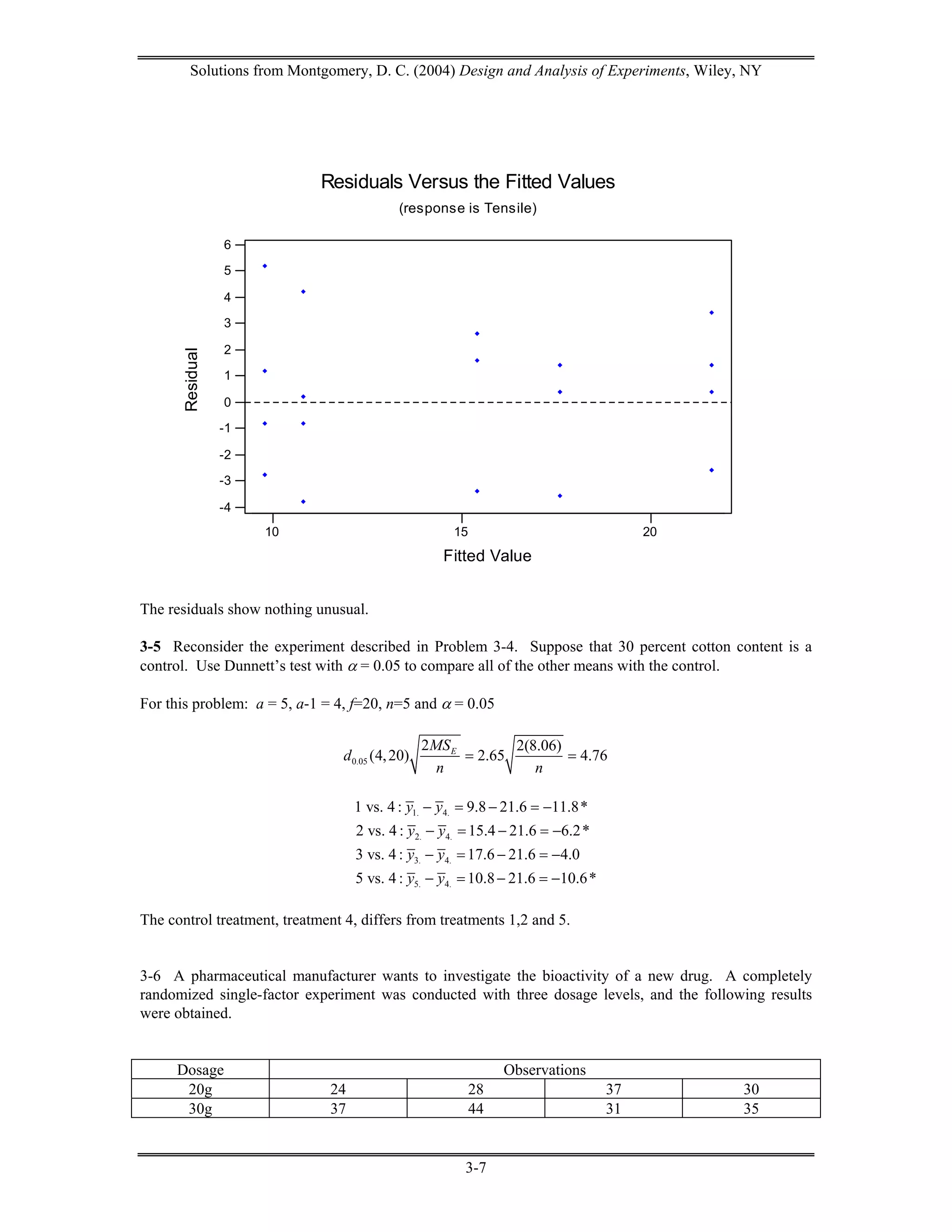 Solutions design and analysis of experiments montgomery pdf