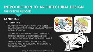 Introduction to Architectural Design 1 - Module 1B | PPTX