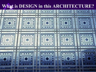 Architectural Design 1 Lectures by Dr. Yasser Mahgoub - Process | PPT
