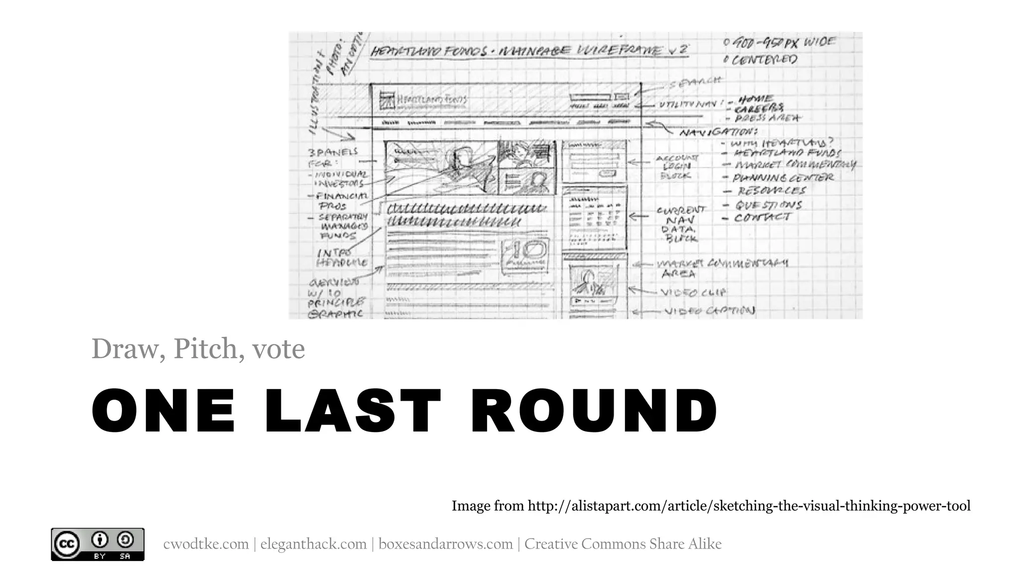 @cwodtke | cwodtke.com | eleganthack.com | boxesandarrows.com | Creative Commons Share Alike
Character, Goal,
Motivation
Inciting Incident
Problem Crises
Climax (product
saves day)
Return home
changed
 