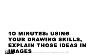 @cwodtke | cwodtke.com | eleganthack.com | boxesandarrows.com | Creative Commons Share Alike
VISUAL THINKING MAKE
IDEAS TA...