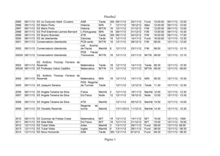 Planilha2
2995   08/11/12   EE no Conjunto Habit. Cruzeiro     ASB               Tarde   30h    09/11/12   20/11/12   Fund.   12:00:00   09/11/12 - 12:00
2996   08/11/12   EE Mario Porto                     Historia          M/N     7      12/11/12   18/12/12   Méd.    12:00:00   09/11/12 - 12:00
2997   08/11/12   EE Mario Porto                     Historia          M/T/N   18     12/11/12   31/12/12   F/M     12:00:00   09/11/12 - 12:00
2998   08/11/12   EE Prof Ederlindo Lannes Bernard   L.Portuguesa      M/N     18     09/11/12   01/12/12   F/M     13:00:00   09/11/12 - 14:30
2999   08/11/12   EE Bueno Brandao                   ATB               Tarde   30h    09/11/12   04/12/12   F/M     16:00:00   09/11/12 - 17:00
3000   08/11/12   EE de Uberlandia                   Ciencias          Tarde   18     12/11/12   14/11/12   Fund.   16:00:00   12/11/12 - 12:30
3001   09/11/12   Conservatorio Uberlandia           PCB canto         M/T/N   18     12/11/12   08/12/12   F/M     08:00      12/11/12 - 12:00
                                                     Leit. Acomp
3002   09/11/12 Conservatorio Uberlandia             de Flauta         Manhã   8      12/11/12   23/11/12   F/M     08:00      12/11/12 - 12:10
                                                     PEB      Flauta
3002A 09/11/12 Conservatorio Uberlandia              Transversa        M/T/N   18     12/11/12   23/11/12   M/T/N 08:00        12/11/12 - 12:10

               EE Antônio Thomaz Ferreira de
3003 09/11/12 Rezende                        Matematica                Tarde   18     12/11/12   14/11/12   Tarde 08:30        12/11/12 - 10:30
3003A 09/11/12 EE Professor Inácio Castilho  Matematica                M/T/N   13     12/11/12   12/11/12   M/T/N 08:00        12/11/12 - 08:00

                EE Antônio Thomaz Ferreira de
3004   09/11/12 Rezende                       Matematica  M/N                  18     12/11/12   14/11/12   M/N     08:30      12/11/12 - 10:30
                                              PEB Regente
3005   09/11/12 EE Joaquim Saraiva            de Turmas   Tarde                       12/11/12   12/12/12   Tarde 11:30        12/11/12 - 12:30

3006   09/11/12 EE Angela Teixeira da Silva          Física            Manhã   2      12/11/12   18/11/12   Manhã 12:00        12/11/12 - 12:30
3007   09/11/12 EE Angela Teixeira da Silva          Ed.Física         Noite   12     12/11/12   18/12/12   Noite 12:00        12/11/12 - 13:30

3008   09/11/12 EE Angela Teixeira da Silva          ATB               Manhã          12/11/12   05/12/12   Manhã 14:00        12/11/12 - 14:00
                                                     Regente      de
3009   09/11/12 EE Osvaldo Rezende                   turma             Manhã          13/11/2012 11/12/12   Manhã 14:30        12/11/12 - 15:30


3010   09/11/12   EE Guiomar de Freitas Costa        Matematica        M/T     18     13/11/12   14/11/12   M/T     15:00      12/11/12 - 1500
3011   09/11/12   EE Alda Mota                       Ed.Física         M/T     18     12/11/12   21/12/12   M/T     15:00      12/11/12 - 16:00
3012   12/11/12   EE Tubal Vilela                    Artes             Manhã   3      13/11/12   28/11/12   Fund.   08:00      13/11/12- 08:00
3013   12/11/12   EE Tubal Vilela                    Ingles            Manhã   6      13/11/12   28/11/12   Fund.   08:00      13/11/12 - 08:30
3014   12/11/12   EE Novo Horizonte                  ASB               Tarde   30h    13/11/12   6/12/12    Fund.   08:30      13/11/12 - 08:30

                                                                           Página 3
 