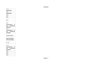 Planilha2
L. S.
Reposição
L.S.
Reposição
L.S.
L.S.
L.S.

L.S.

L.S.
Afastamento p/
ter    trabalhado
Eleições
L.G.
Afastamento p/
ter    trabalhado
Eleições

Ferias Premio

Recomposição
Recomposição

L.T.S.

L. S.
Afastamento p/
ter    trabalhado
Eleições
L.S.
L.S.
L.S.
L.S.

                    Página 7
 