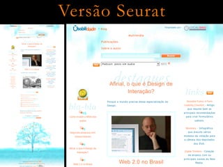 Design Afetivo e Reificação