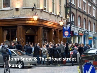 JOHN SNOW & THE BROAD STREET PUMP 
 
