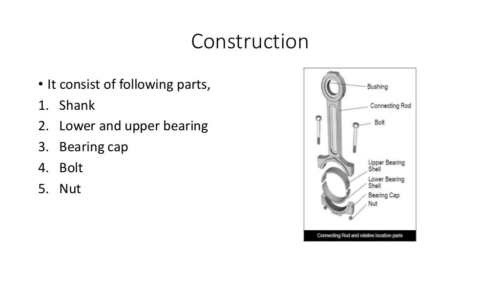 Design and analysis of a connecting rod