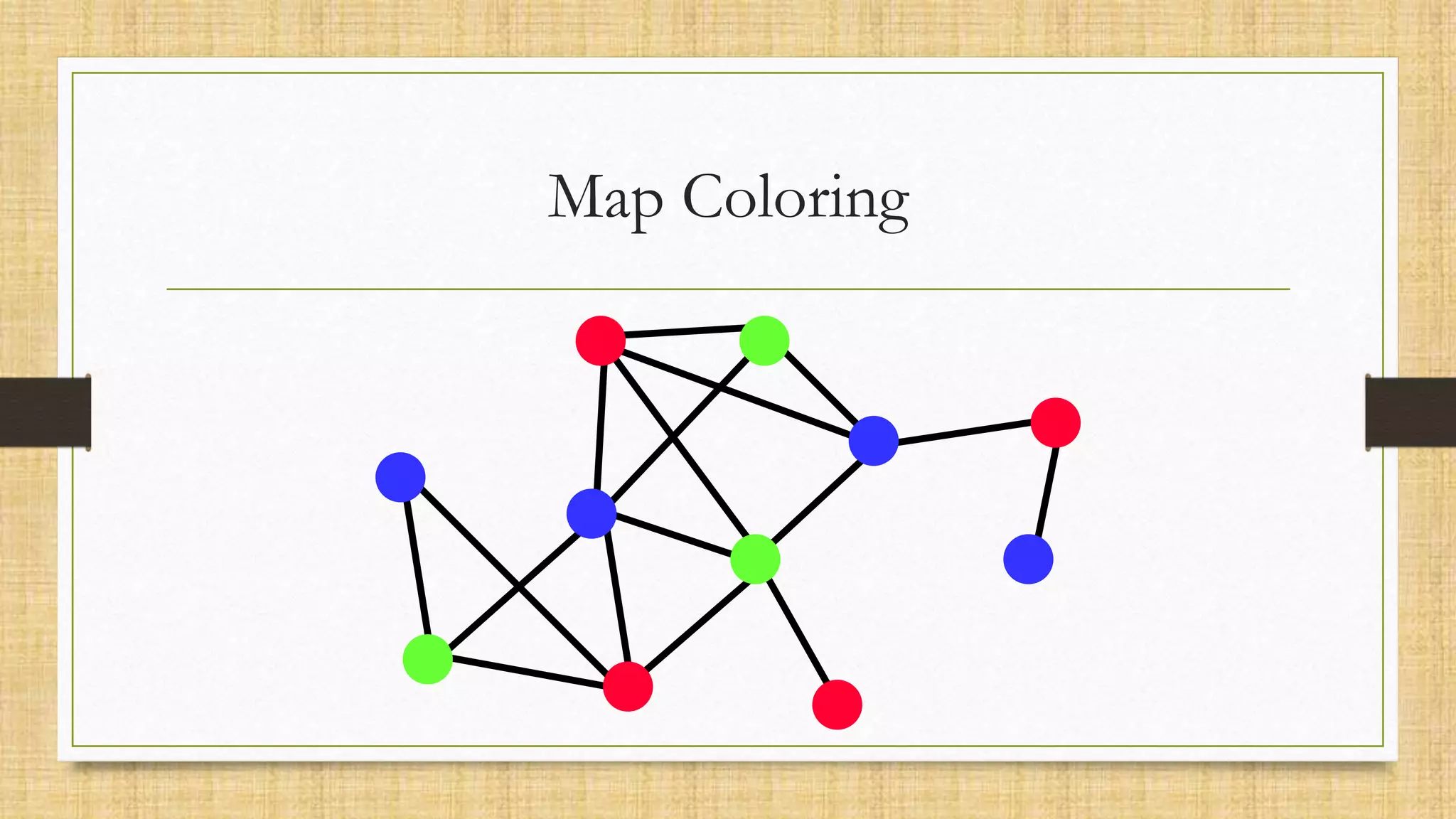 Map Coloring
 