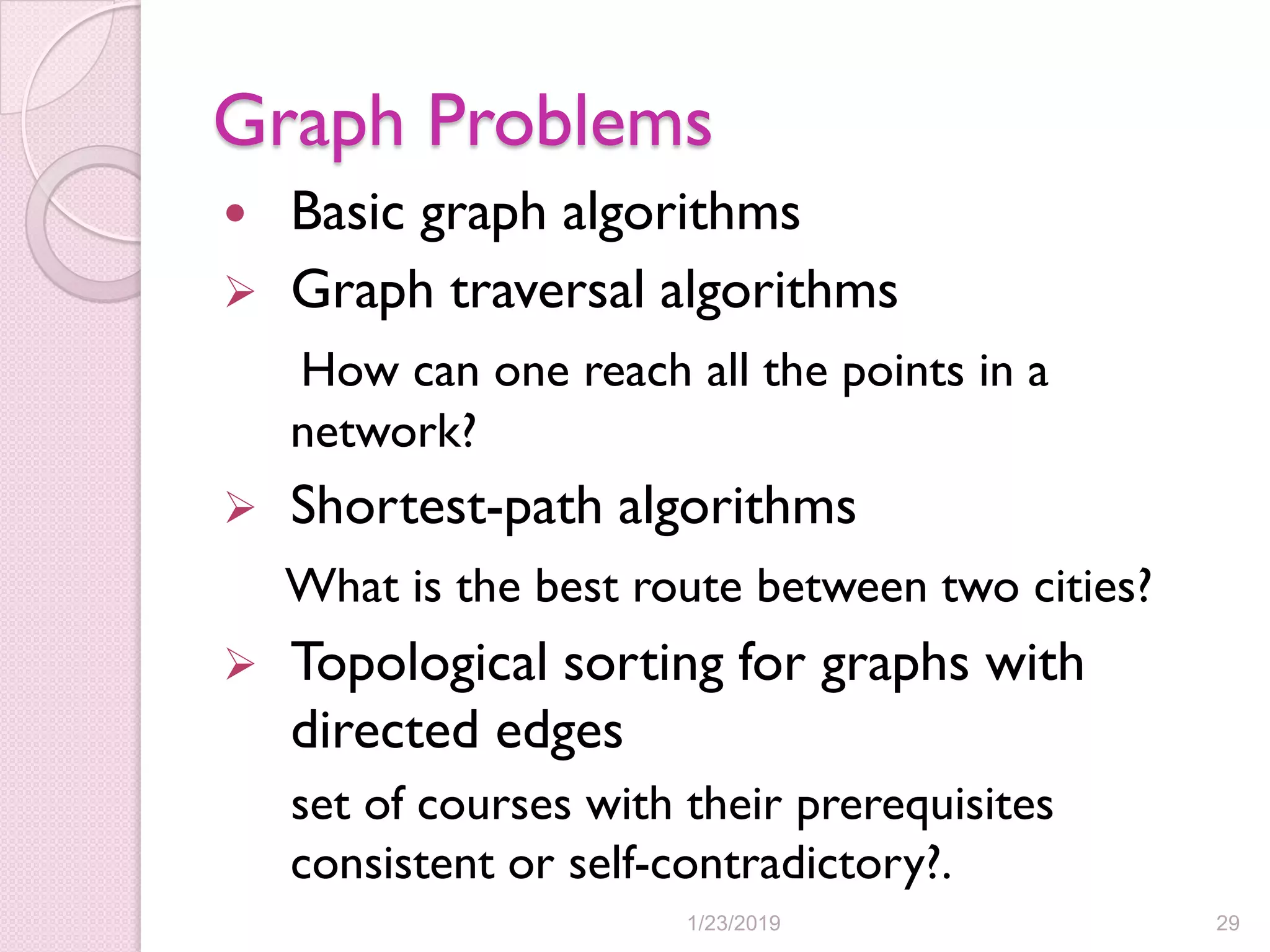 Design and analysis of algorithms | PDF