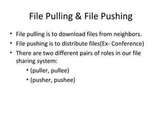Design and analysis of a mobile file sharing system for opportunistic ...