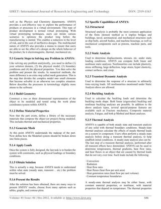 Design and analysis of a shock absorber | PDF