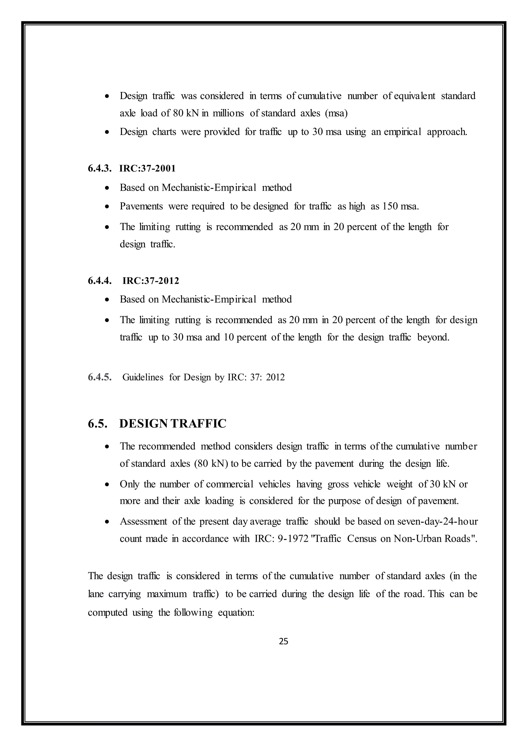 Design and analysis of flexible pavement docx | DOCX