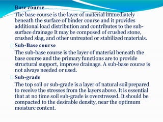 Sub Base Course Mix Design and analysis of flexible pavemeT | PPTX