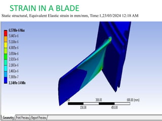 DESIGN AND ANALYSIS OF GAS TURBINE BLADE WITH EFFECTIVE FREQUENCIES AND ...
