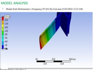 DESIGN AND ANALYSIS OF GAS TURBINE BLADE WITH EFFECTIVE FREQUENCIES AND ...