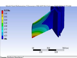 DESIGN AND ANALYSIS OF GAS TURBINE BLADE WITH EFFECTIVE FREQUENCIES AND ...