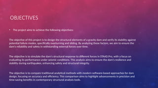 Design and Analysis of Gravity Dam Using STAAD.pptx