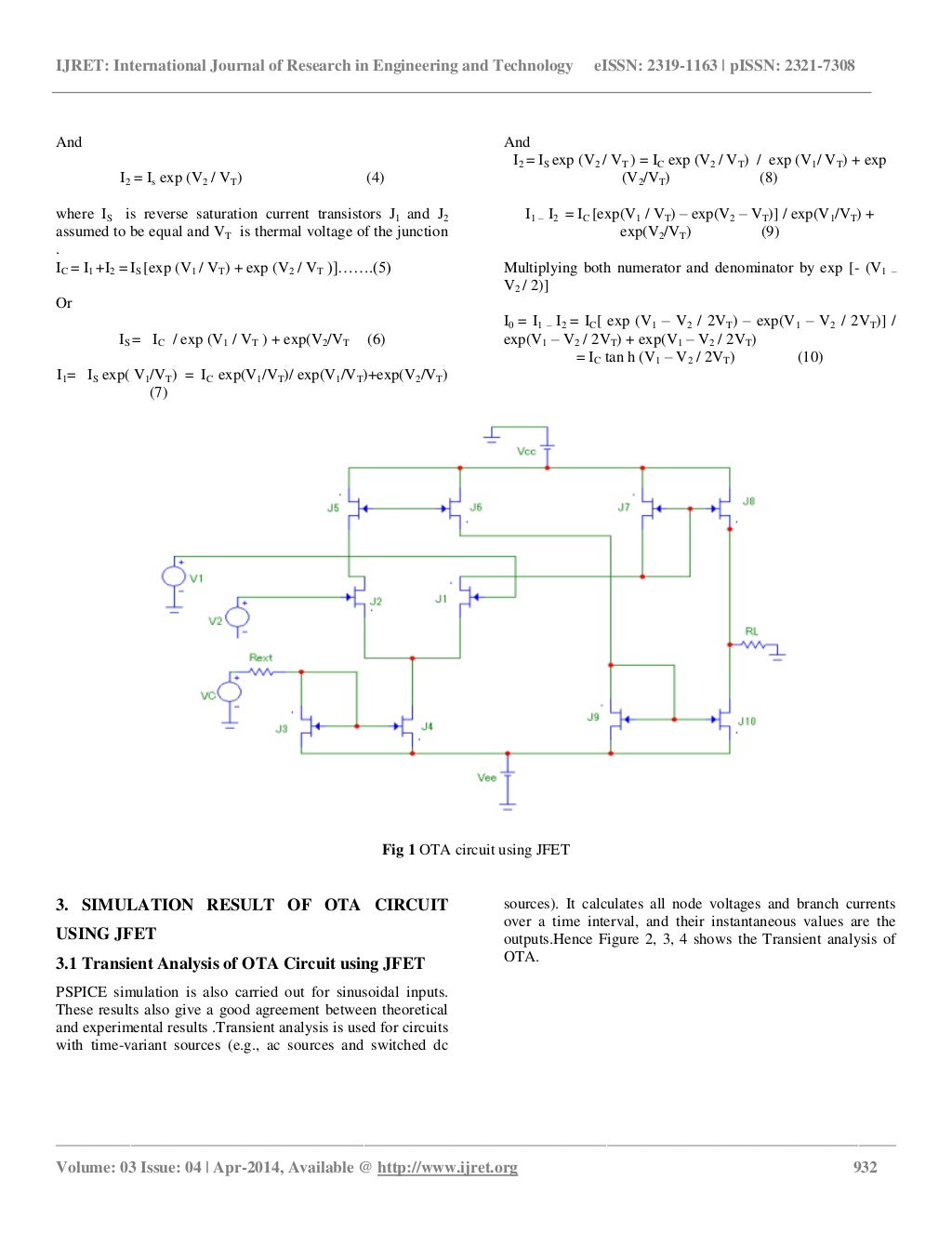 Design and analysis of operational transconductance amplifier using p…