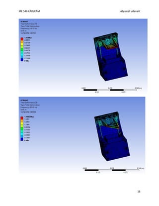 ME 546 CAD/CAM satyajeet udavant
16
 