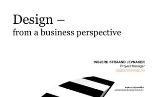 The business of design