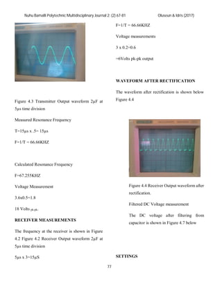 Design and construction of a prototype wireless power transfer device | PDF