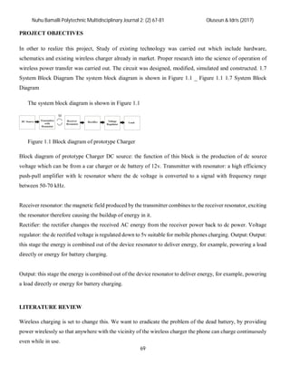 Design and construction of a prototype wireless power transfer device | PDF