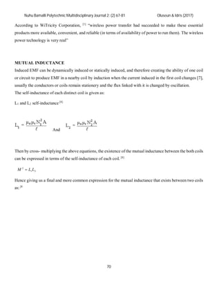 Design and construction of a prototype wireless power transfer device | PDF