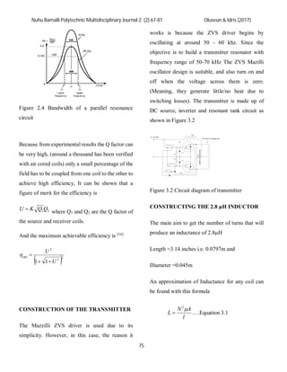 Design and construction of a prototype wireless power transfer device | PDF