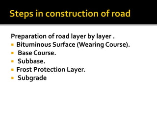 Design and construction of highway (flexible pavement | PPTX