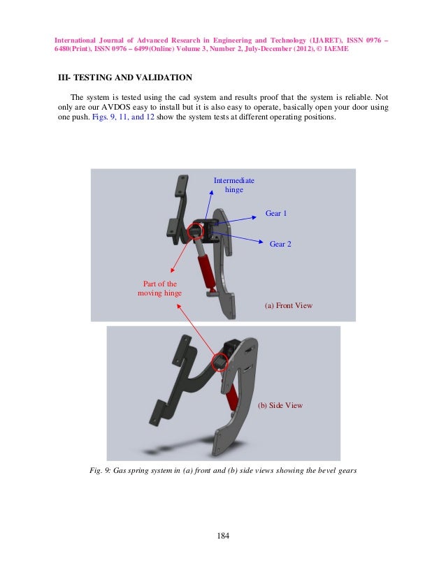 Design and development of an automotive vertical doors opening system…