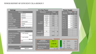 POWER REPORT OF EFFICIENT CSLA-DESIGN 3
 