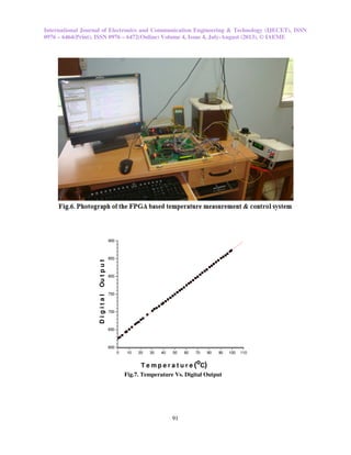 Design and development of fpga based temperature measurement and ...