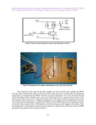 Design and development of fpga based temperature measurement and ...