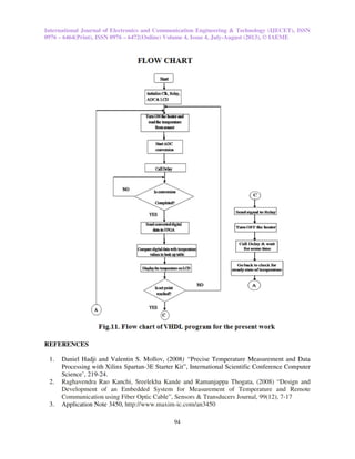 Design and development of fpga based temperature measurement and ...
