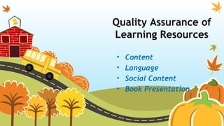 Design and Development of Learning Resource Materials | PPT