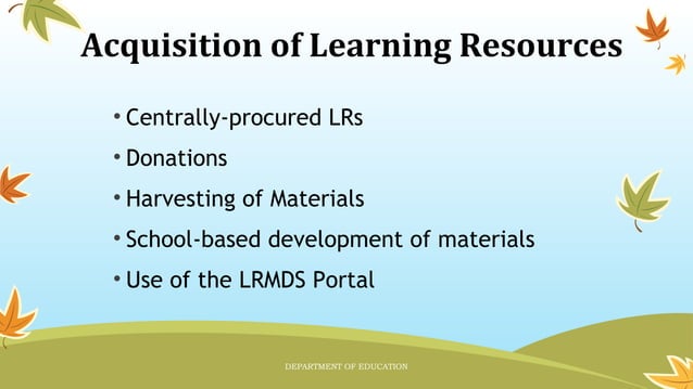 Design and Development of Learning Resource Materials | PPT | Education ...