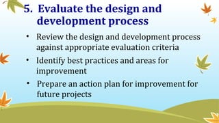 Design and Development of Learning Resource Materials | PPT