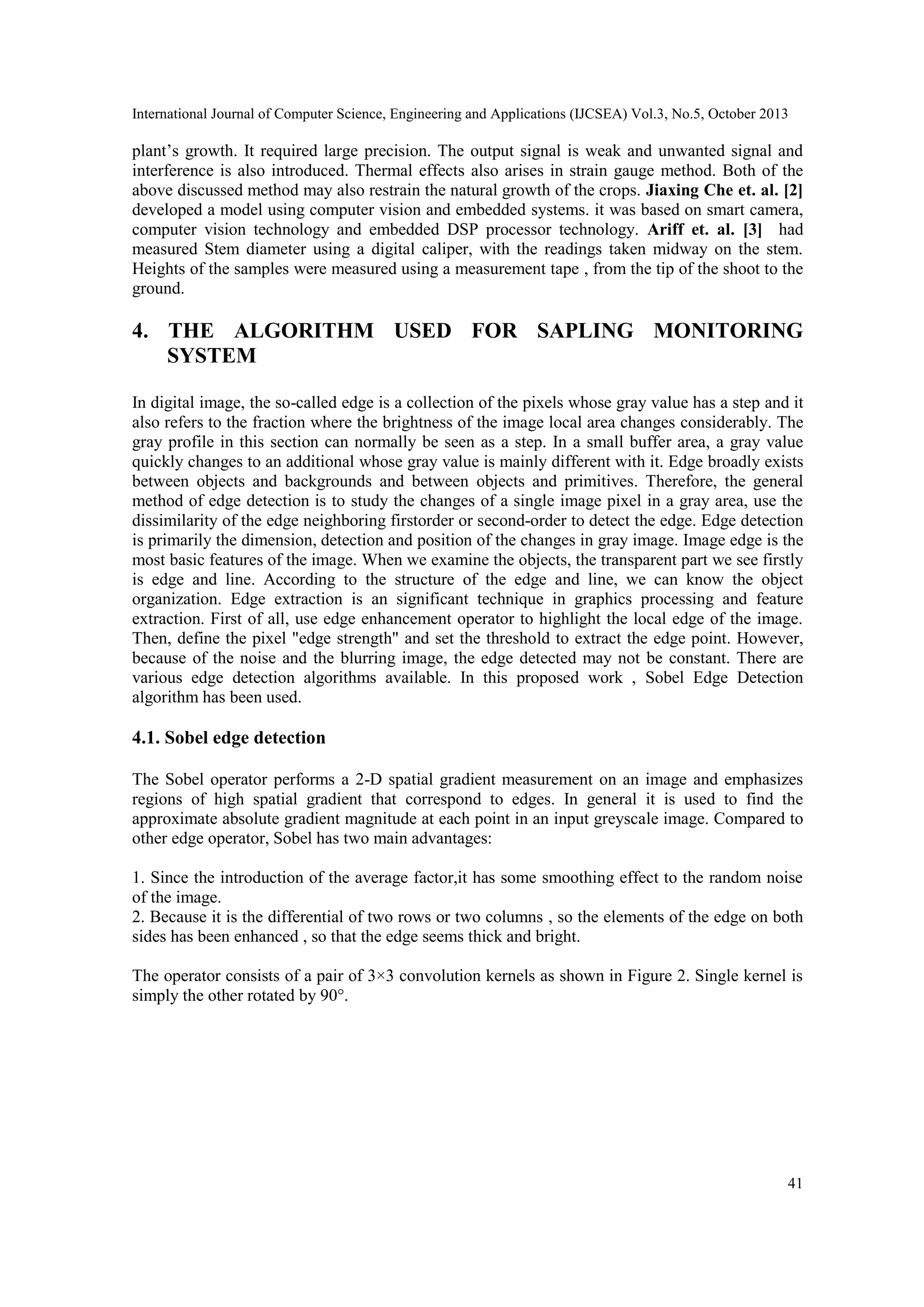 Design and development of sapling monitoring system PDF