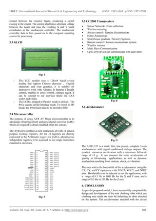 Design and development of touch screen controlled stairs climbing robot ...