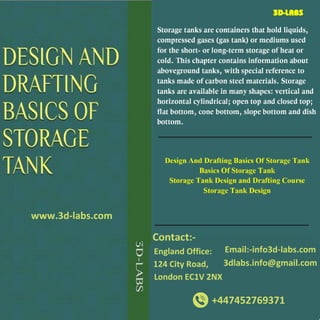 Design and Drafting Basics of Storage Tank BOOK In UK.pdf