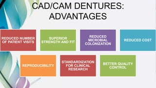 Design and fabrication of complete dentures using cad | PPTX